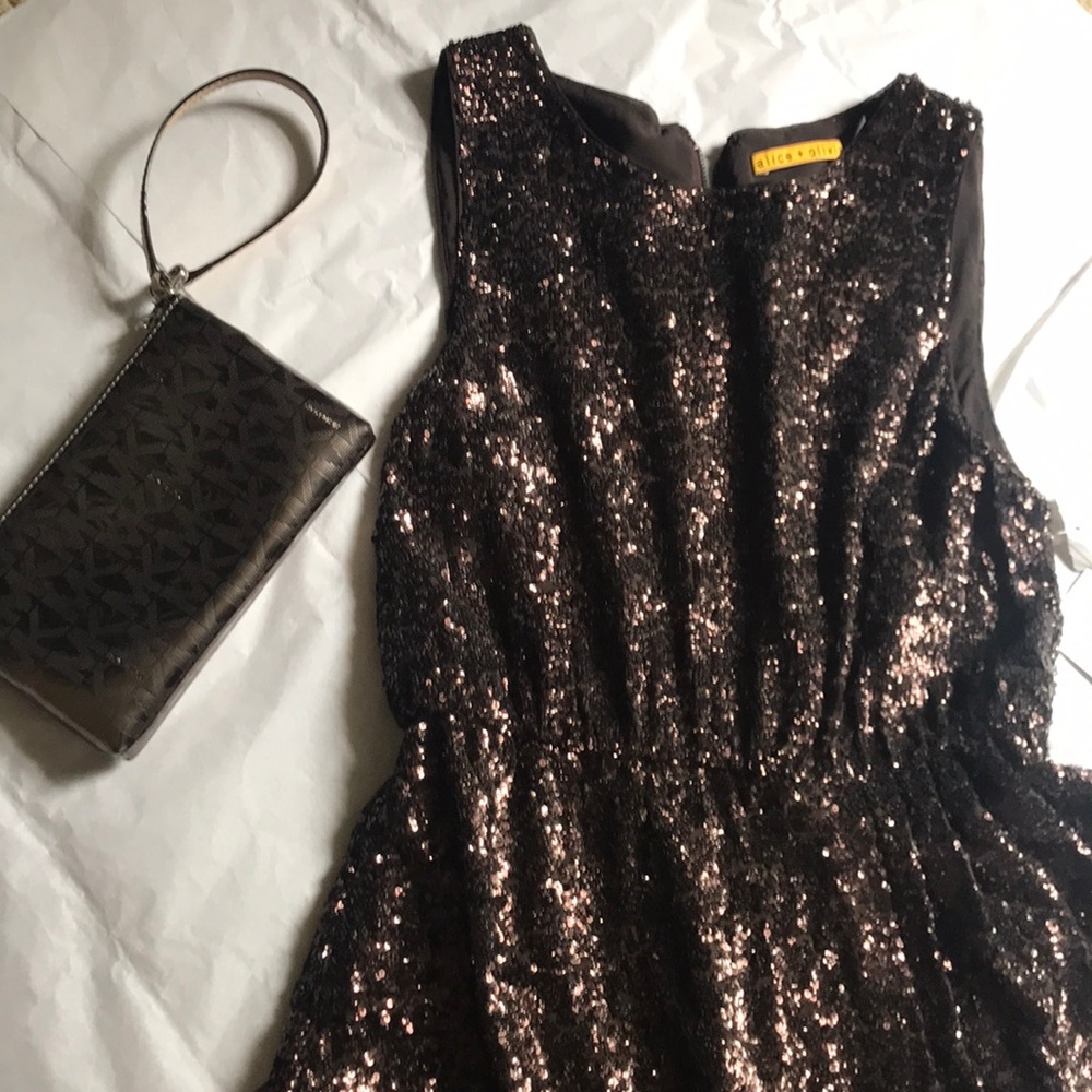 Alice + Olivia sequined dress